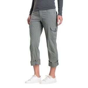 Kuhl Splash Roll-Up Cargo Convertible Pants Women’s Size 12 Green